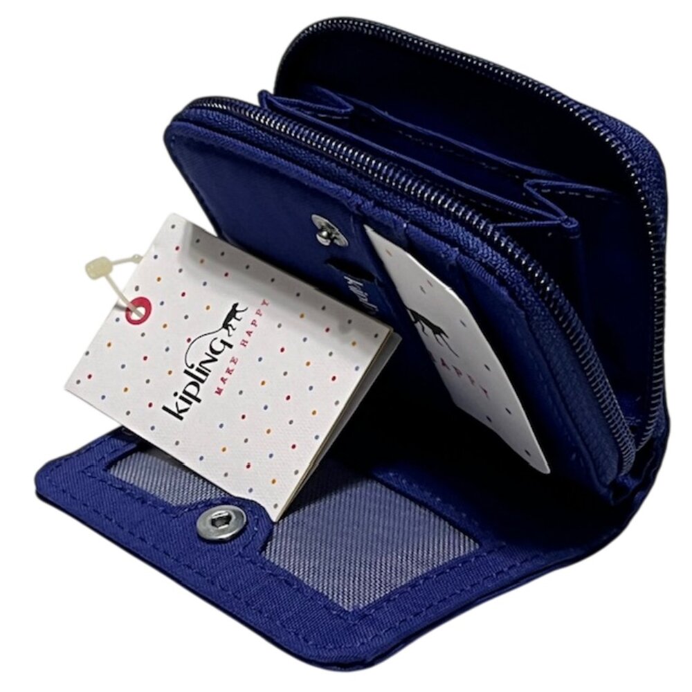 KIPLING Cobalt Dream Compact Wallet NWT - Picture 9 of 15